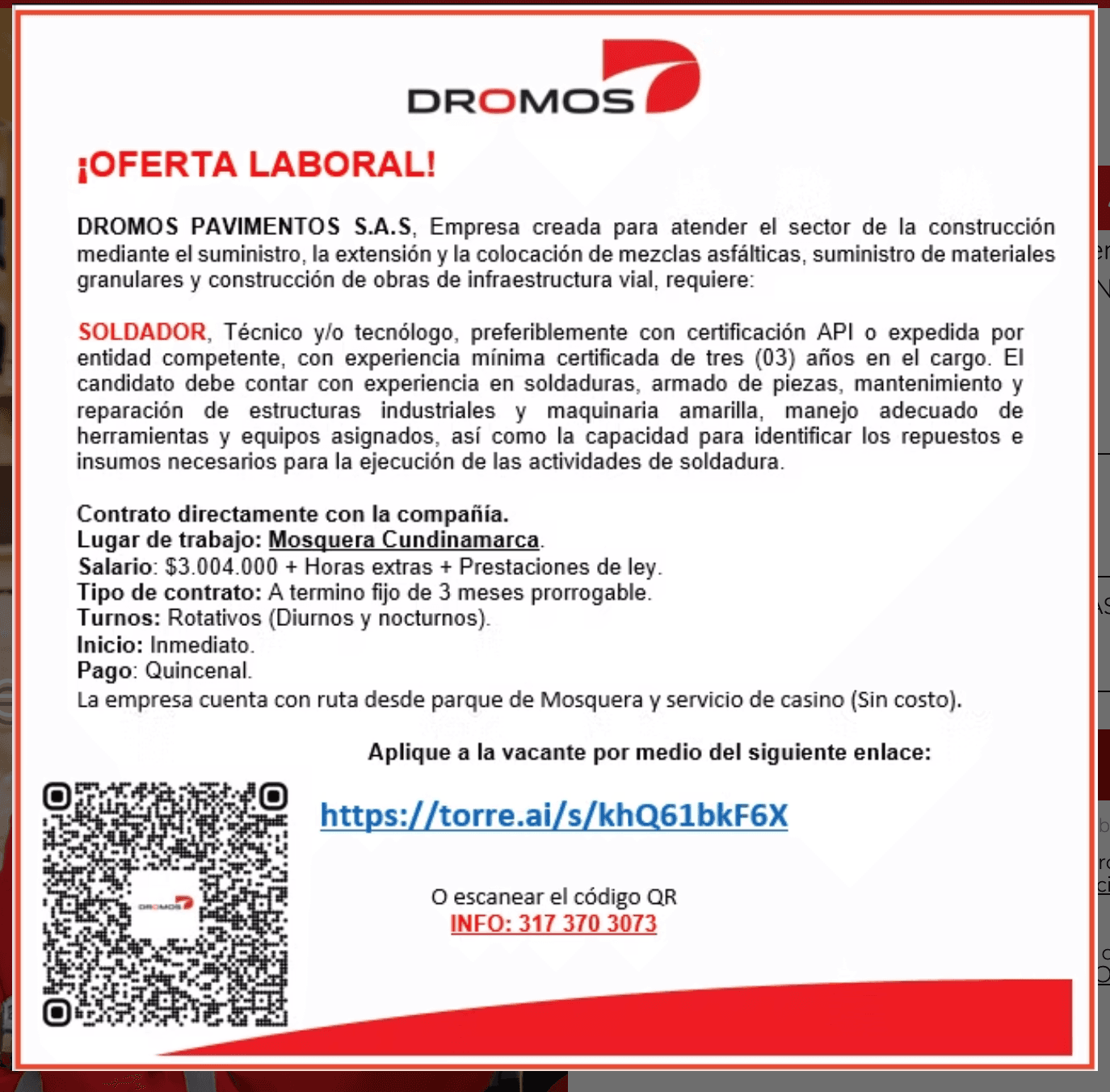 Ayudantes de Asfaltos