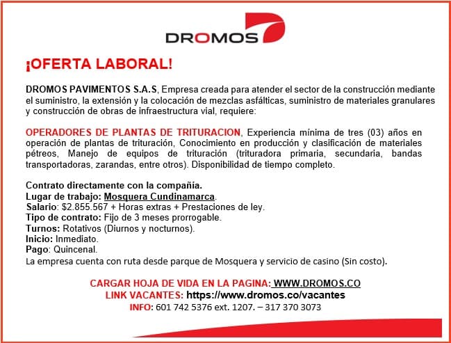 Operador de Trituradora